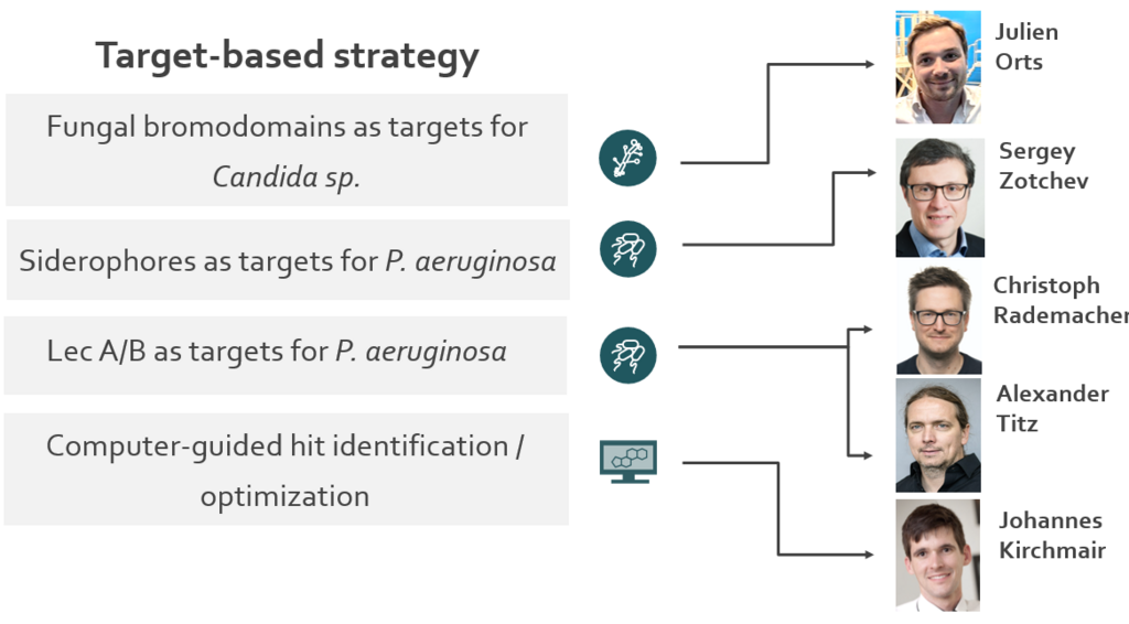 Target-based strategy of the AIDD program